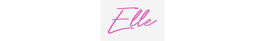 Custom Neon: Elle