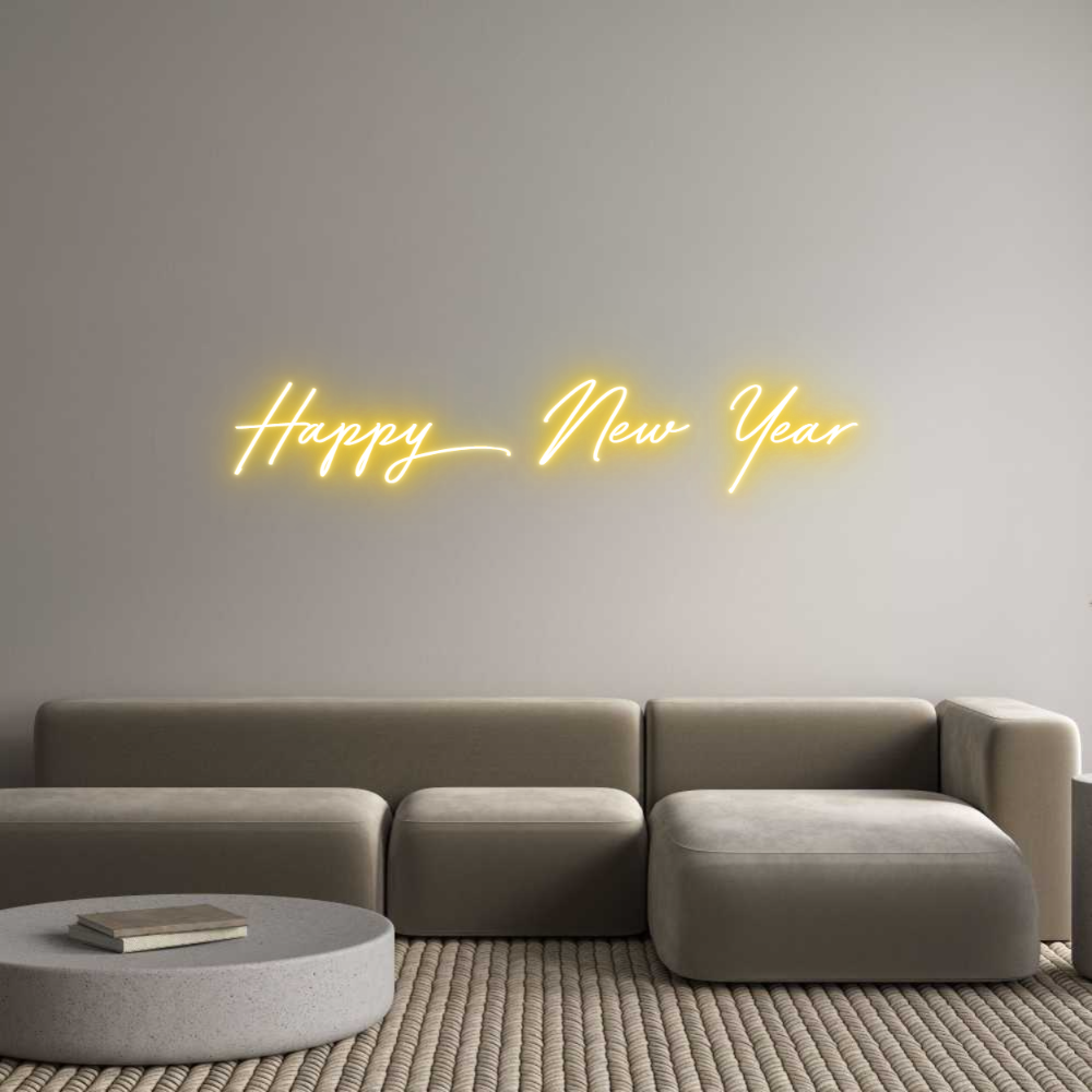 Custom Neon: Happy New Year