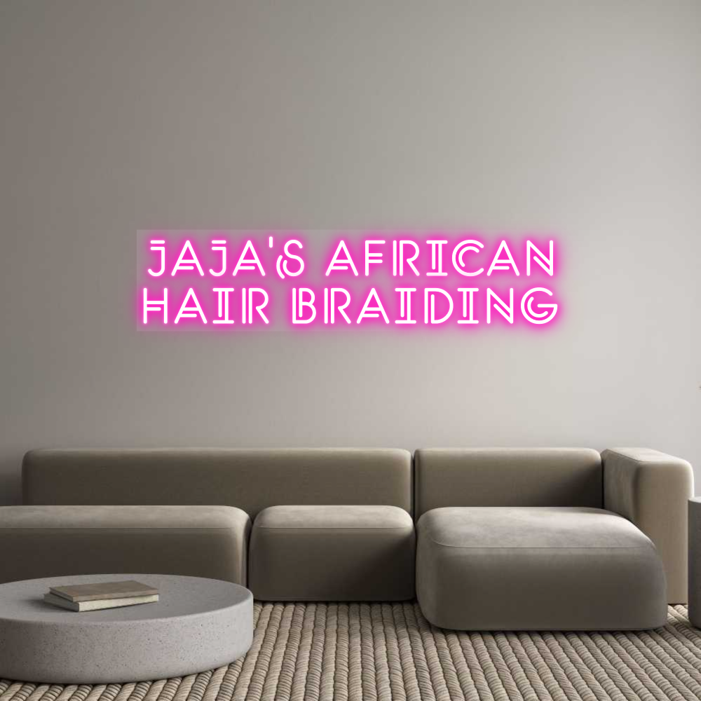 Custom Neon: JAJA'S AFRICA...