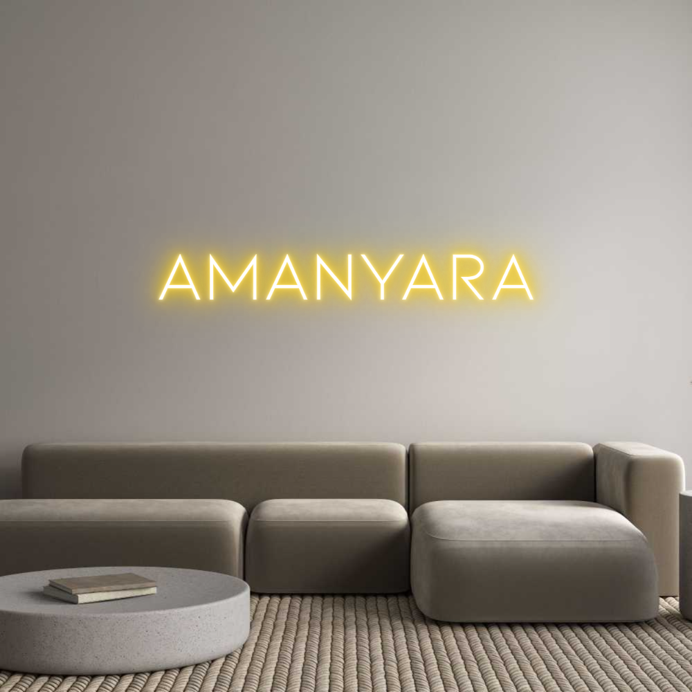 Custom Neon: AMANYARA