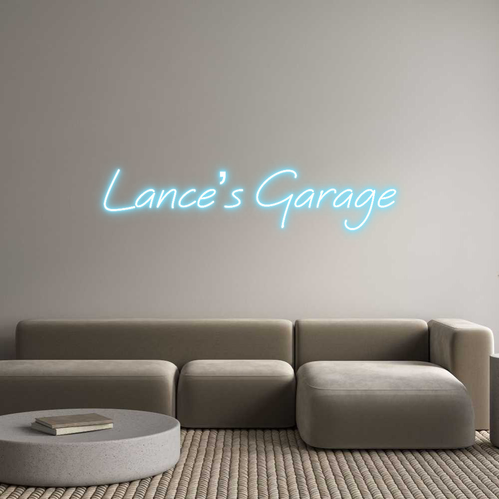 Custom Neon: Lance’s Garage