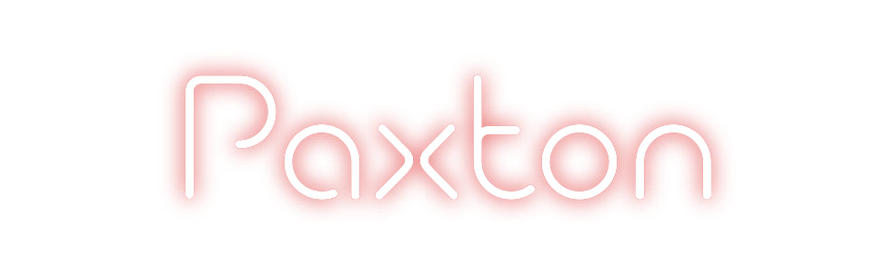 Custom Neon: Paxton