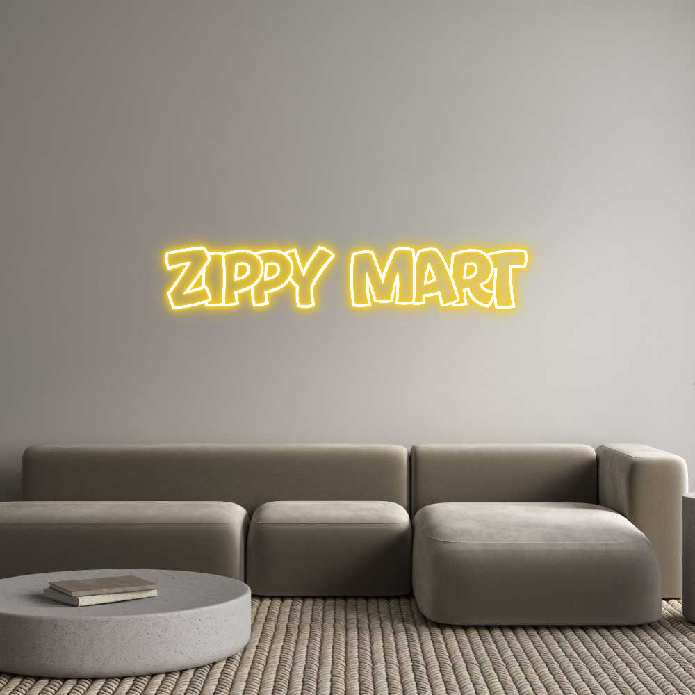 Custom Neon: ZIPPY MART