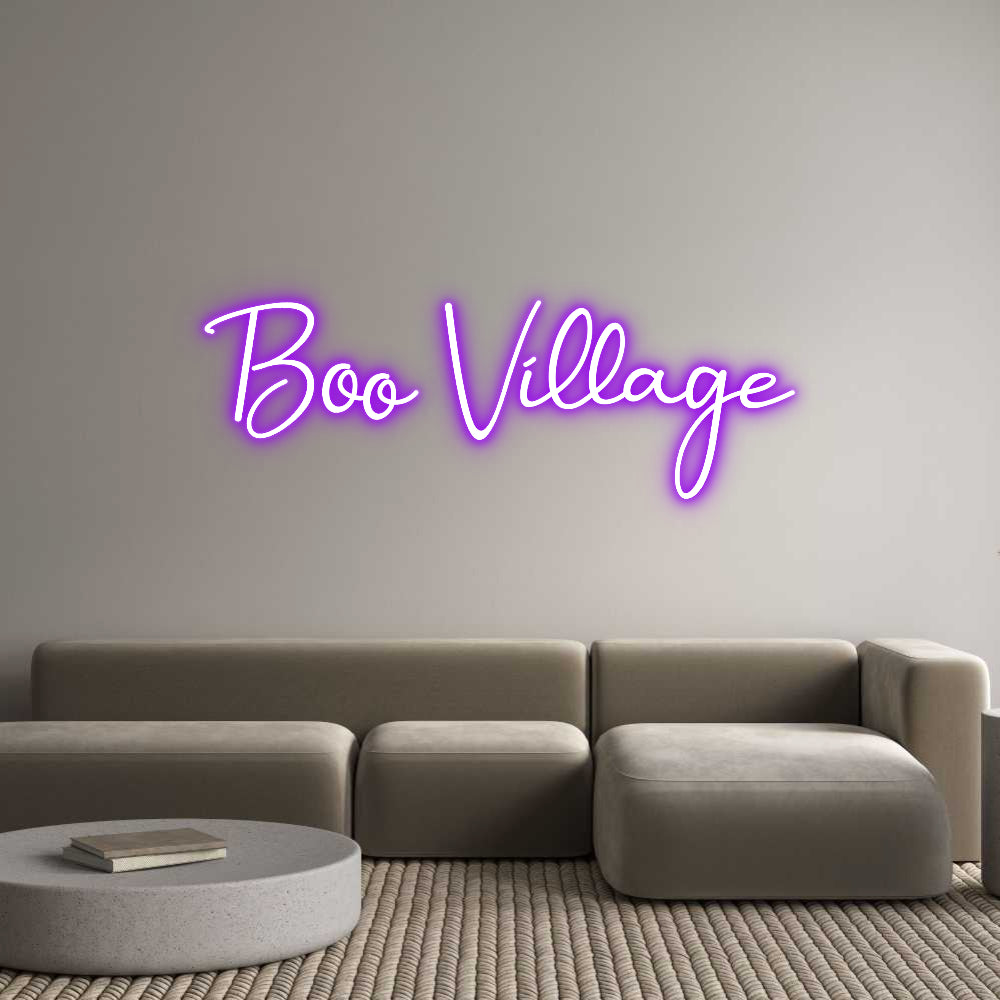 Custom Neon: Boo Village