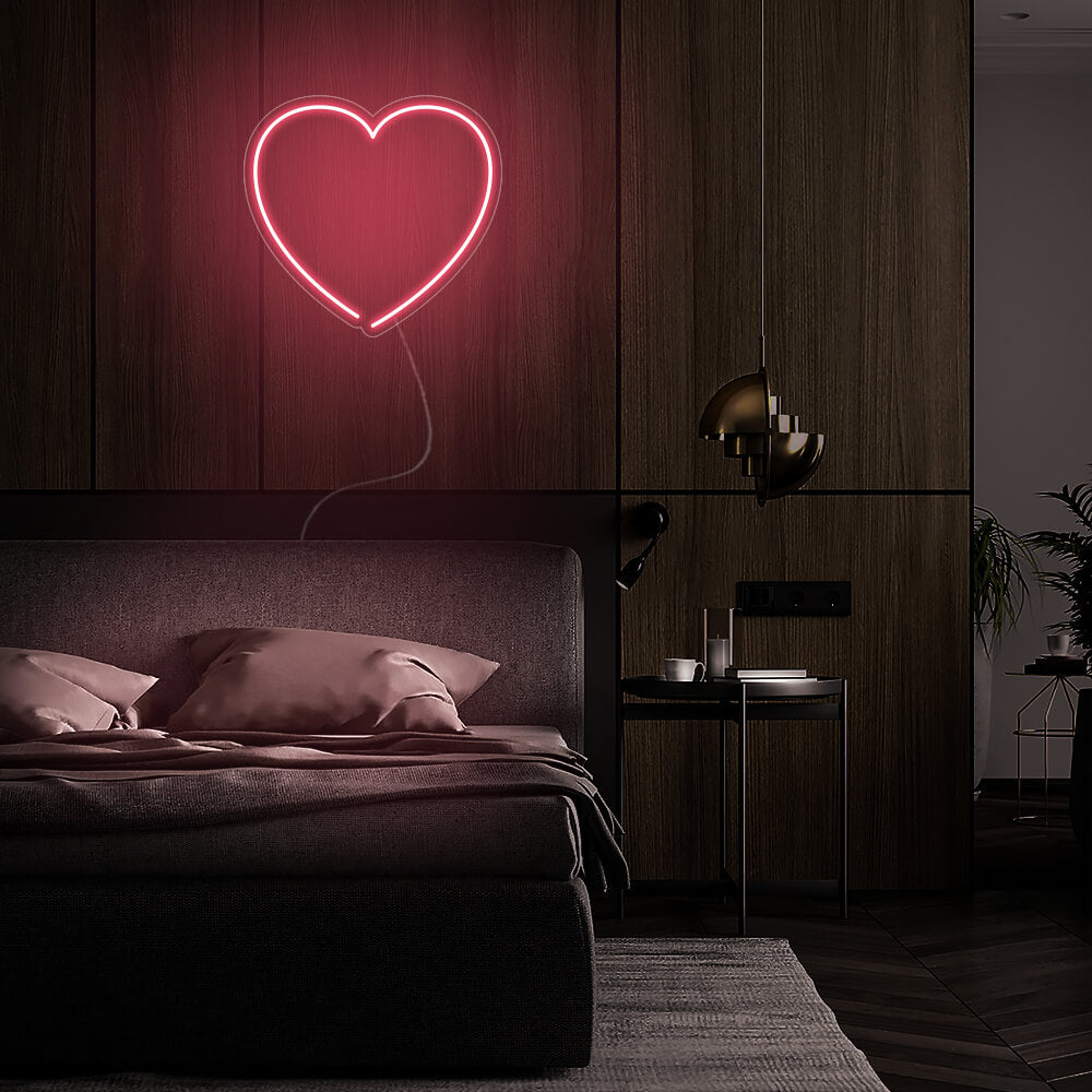 Cute Bright Instagram Like Love outlet Heart LED Night Light Room Wall Decoration